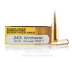 Black Hills Gold Ammunition 243 Win Ammo - 20 Rounds of 80 Grain...