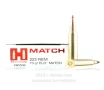 Hornady 223 Rem Ammo - 20 Rounds of 73 Grain ELD Match Ammunition