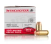 Winchester 40 cal Ammo - 500  Rounds of 165 Grain FMJ Ammunition