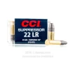 CCI Suppressor 22 LR Ammo - 50 Rounds of 45 Grain LHP Ammunition
