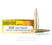 Black Hills Gold 308 Win Ammo - 20 Rounds of 152 Grain Dual...
