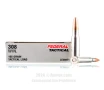 Federal 308 Win Ammo - 20 Rounds of 165 Grain SP Ammunition