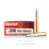 Black Hills Match Ammunition 308 Win  Ammo - 20 Rounds of 175...