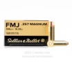 Sellier and Bellot 357 Magnum Ammo - 1000 Rounds of 158 Grain FMJ...