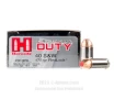 Hornady 40 cal Ammo - 20 Rounds of 175 Grain JHP Ammunition