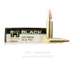 Hornady BLACK 223 Rem Ammo - 200 Rounds of 62 Grain FMJ Ammunition
