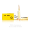 Sellier and Bellot 308 Win Ammo - 20 Rounds of 180 Grain FMJ...