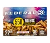 Federal 22 LR Ammo - 550 Rounds of 36 Grain CPHP Ammunition