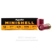 Aguila Minishell 12 Gauge Ammo - 25 Rounds of 5/8 oz. #7-1/2 Shot...