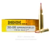 Black Hills Gold 30-06 Ammo - 20 Rounds of 178 Grain ELD-X Ammunition