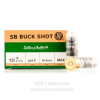 Sellier and Bellot 12 ga Ammo - 25 Rounds of 00 Buck Ammunition