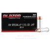 CCI 38 Special Ammo - 50 Rounds of 125 Grain JHP +P Ammunition