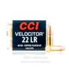 CCI Velocitor 22 LR Ammo - 500 Rounds of 40 Grain CPHP Ammunition