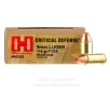 Hornady 9mm Ammo - 250 Rounds of 115 Grain JHP Ammunition (Cases...