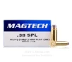 Magtech 38 Special  Ammo - 1000 Rounds of 158 Grain SJSP Ammunition