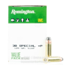Remington 38 Special +P Ammo - 600 Rounds of 125 Grain SJHP Ammunition