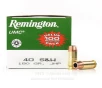 Remington 40 Cal  Ammo - 100 Rounds of 180 Grain JHP Ammunition