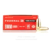 Federal 9mm Ammo - 1000 Rounds of 147 Grain FMJ Ammunition