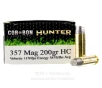 Corbon Hunter 357 Magnum Ammo - 20 Rounds of 200 Grain Hard Cast...