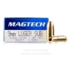 Magtech Subsonic 9mm Ammo - 1000 Rounds of 147 Grain JHP Ammunition