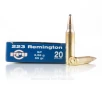 Prvi Partizan 223 Rem Ammo - 20 Rounds of 55 Grain SP Ammunition