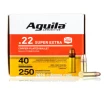 Aguila 22 LR Ammo - 250 Rounds of 40 Grain CPRN Ammunition