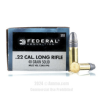 Federal 22 LR Ammo - 500  Rounds of 40 Grain LRN Ammunition