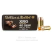 Sellier &amp; Bellot XRG Defense 40 S&amp;W Ammo - 25 Rounds of 130 Grain...