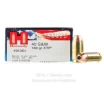 Hornady American Gunner 40 S&amp;W Ammo - 20 Rounds of 180 Grain XTP...