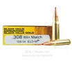 Black Hills Gold 308 Win Ammo - 20 Rounds of 155 Grain ELD Match...