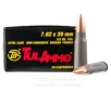 TulAmmo 7.62x39 Ammo - 1000 Rounds of 122 Grain FMJ Ammunition