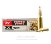 Winchester 308 Win Ammo - 20 Rounds of 180 Grain PP Ammunition