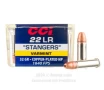 CCI Stangers 22 LR Ammo - 100 Rounds of 32 Grain CPHP Ammunition