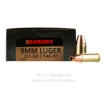 Barnes VOR-TX 9mm Ammo - 20 Rounds of 115 Grain XPB Ammunition