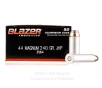 CCI 44 Magnum Ammo - 50 Rounds of 240 Grain JHP Ammunition