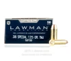 Speer Lawman 38 Special Ammo - 50 Rounds of 125 Grain TMJ Ammunition