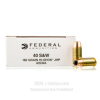 Federal Classic 40 cal Ammo - 1000 Rounds of 180 Grain JHP Ammunition