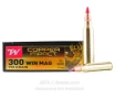 Winchester Copper Impact 300 Win Mag Ammo - 20 Rounds of 150 Grain...