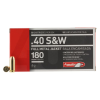 Aguila 40 S&amp;amp;W 180 Grain FMJ (Case)