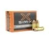 SIM-X DefenseCore 9mm 45 Gr Lead-Free HP (Case)
