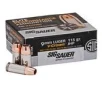 Sig Sauer E9MMA150 Elite Defense 9mm Luger 115 gr 1185 fps V-Crown Jacketed Hollow Point (VJHP) Handgun Ammo – 500 Rounds