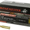 Winchester Ammunition Varmint HV 17WSM 20 Grain Polymer Tip Rimfire Ammo – 50 Rounds