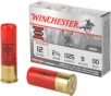 Winchester Ammunition Super-X 12 Gauge 2.75 00 Buck 9 Pellet Shotgun Ammo – 5 Rounds