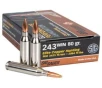 SIG Sauer Ammo 243 Win 80Gr Elite Series Solid Copper Projectile Rifle Ammo – 20 Rounds
