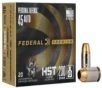Federal Ammunition Premium HST .45 ACP 230Gr HP Ammo Handgun Ammo – 20 Rounds