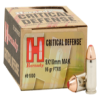 Hornady 91000 Critical Defense 9×18 Makarov 95 gr Flex Tip eXpanding Handgun Ammo – 25 Rounds