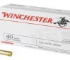 Winchester Ammunition USA 40 S&amp;W 165 Grain Full Metal Jacket Handgun Ammo – 50 Rounds