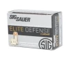 Sig Sauer E9MMA2-50 Elite V-Crown 9mm 124-Grain JHP Ammo – 500Rd