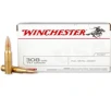 Winchester USA .308 147gr FMJ Rifle Ammo – 20 round box