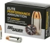 Sig Sauer Elite Performance V-Crown Ammunition 380ACP 90 Grain Jacketed Hollow Point Handgun Ammo – 20 Rounds